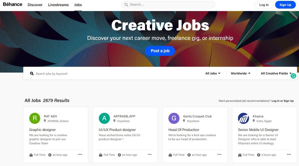 behance jobs