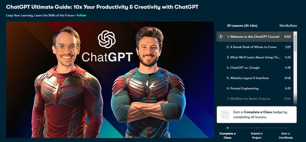 chatgpt skillshare