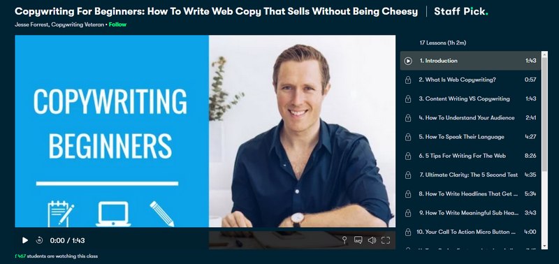 copywriting course