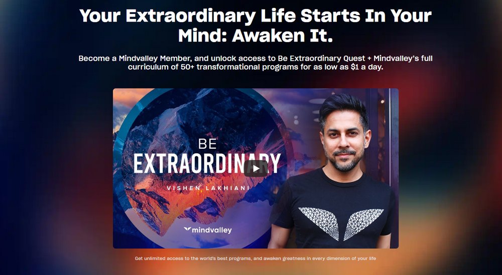 mindvalley be extraordinary